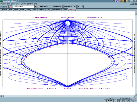 Figure 5: Cylinder Sundial