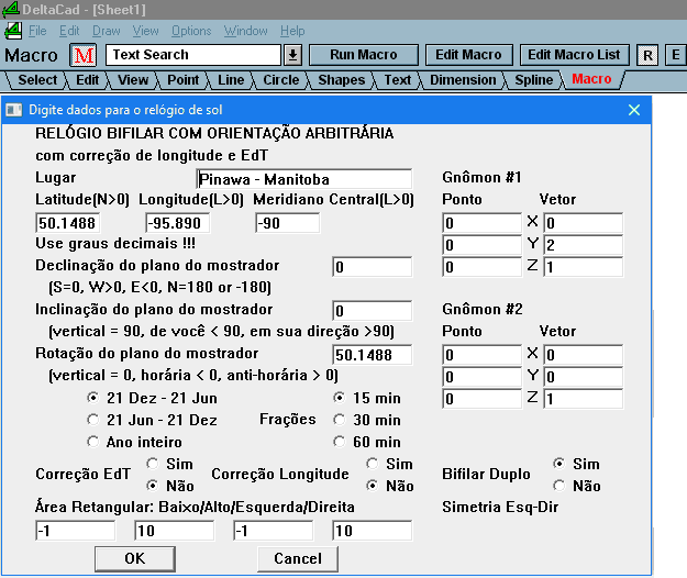 Figure 6: Double Bifilar Sundial Macro