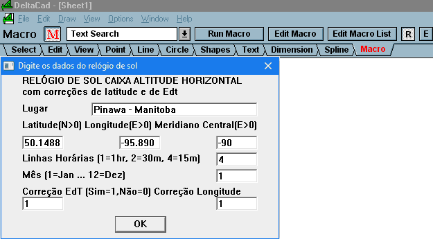 igure 4: Horizontal Box Altitude Sundial:Monthly Edition Macro