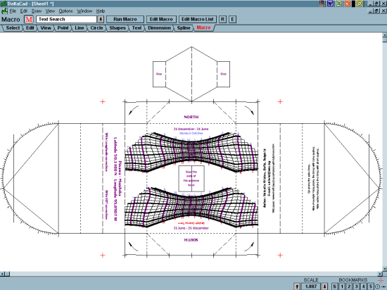 Figure 5 - Polar Gnomon Box Sundial 