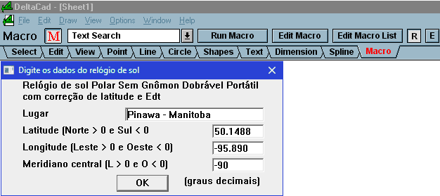 Figure 1 - Polar Box Sundial Macro