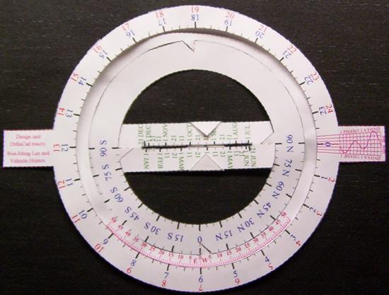 Figure 4: Universal Ring Sundial Model