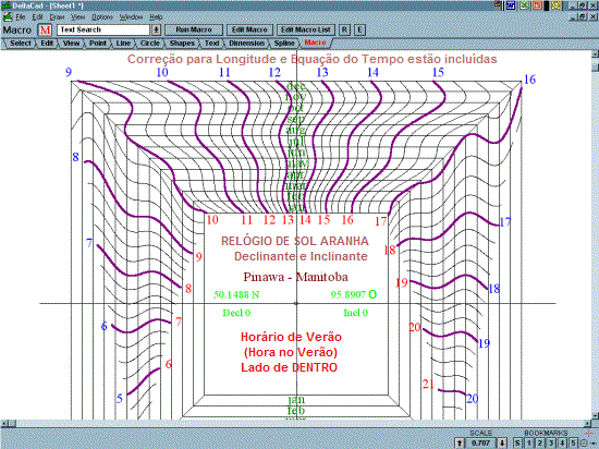 Figure 4 - Spider Sundial 3