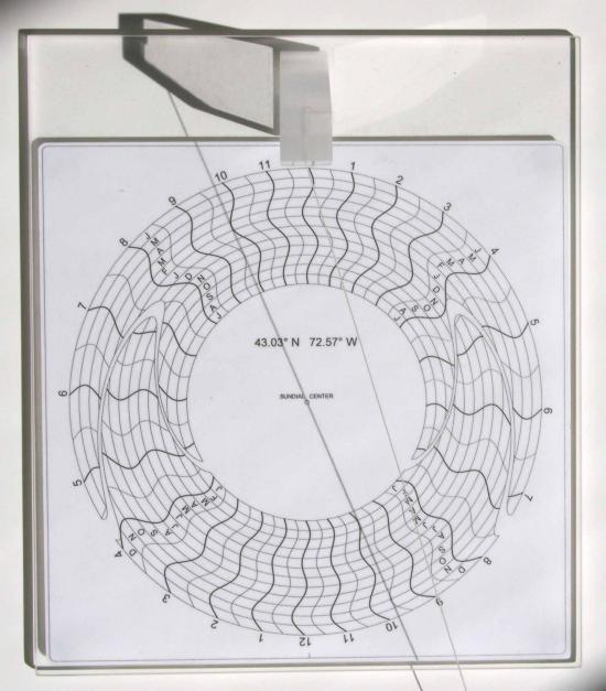 Figure 1: Two Complementary Dial Faces Sundial