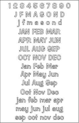 Font Template - Impress BT