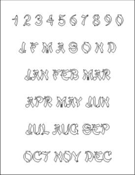 Font Template - MandarinD