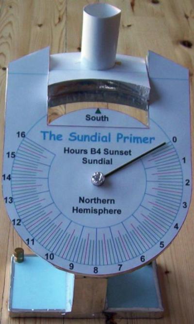 Universal Hours Before Sunset Sundial