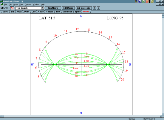 Figure 6: Analemmatic Sundial 3