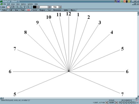 Figure 1: Horizontal Sundial 1