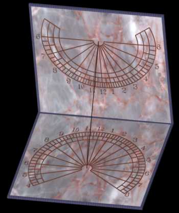 Diptych Sundial