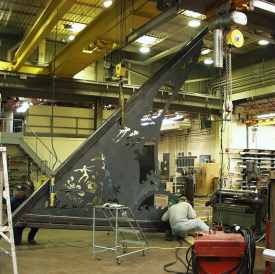 Gnomon construction - welding.