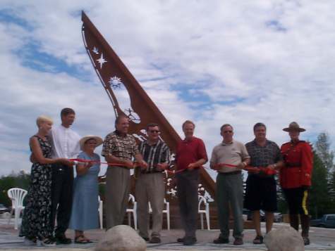 Grand Unveiling of the Pinawa Heritage Sundial