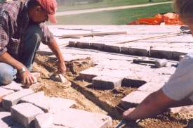 Preparing for the rail.