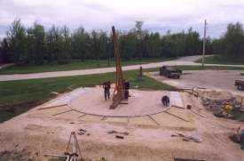 The north end of the dial.